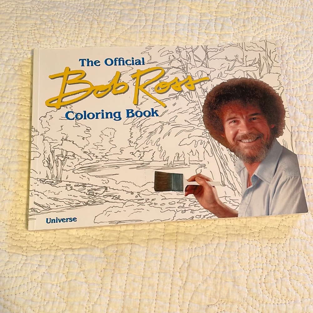 Bob Ross Coloring Book